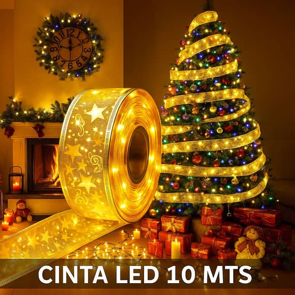 Cinta LED 10 mts a pila